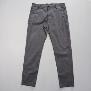 Birddogs Pants Mens 34x32 Gray Boomstick Performance Chino Stretch Casual Modern